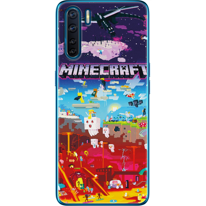 Чехол BoxFace OPPO A91 Minecraft World Beyond