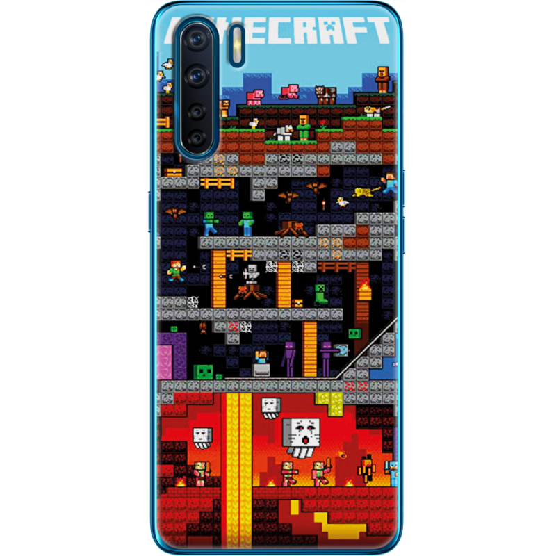 Чехол BoxFace OPPO A91 Minecraft Lode Runner