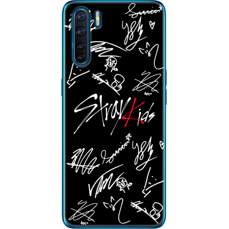 Чехол BoxFace OPPO A91 Stray Kids автограф