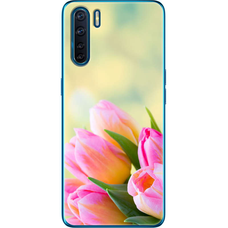 Чехол BoxFace OPPO A91 Bouquet of Tulips