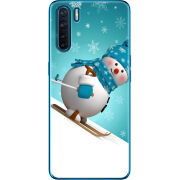 Чехол BoxFace OPPO A91 Skier Snowman