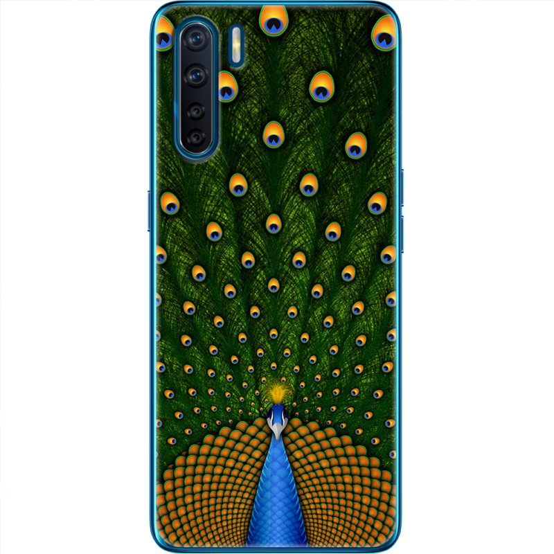 Чехол BoxFace OPPO A91 Peacocks Tail