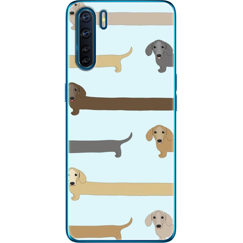 Чехол BoxFace OPPO A91 Dachshund