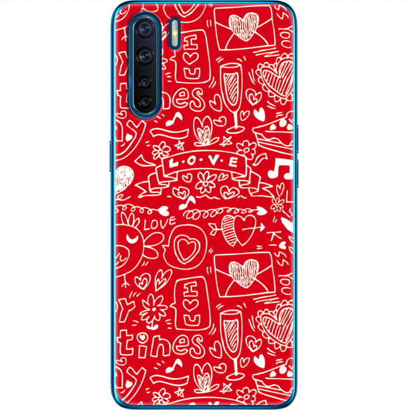 Чехол BoxFace OPPO A91 Happy Valentines