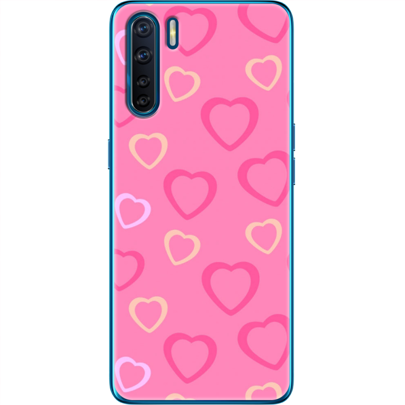 Чехол BoxFace OPPO A91 Sugar Hearts