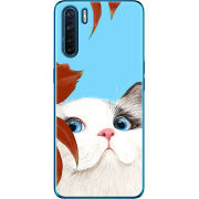 Чехол BoxFace OPPO A91 Wondering Cat