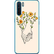 Чехол BoxFace OPPO A91 Flower Hands