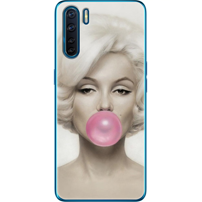 Чехол BoxFace OPPO A91 Marilyn Monroe Bubble Gum