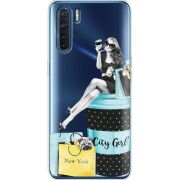 Прозрачный чехол BoxFace OPPO A91 City Girl