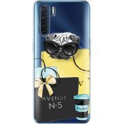 Прозрачный чехол BoxFace OPPO A91 Fashion Pug