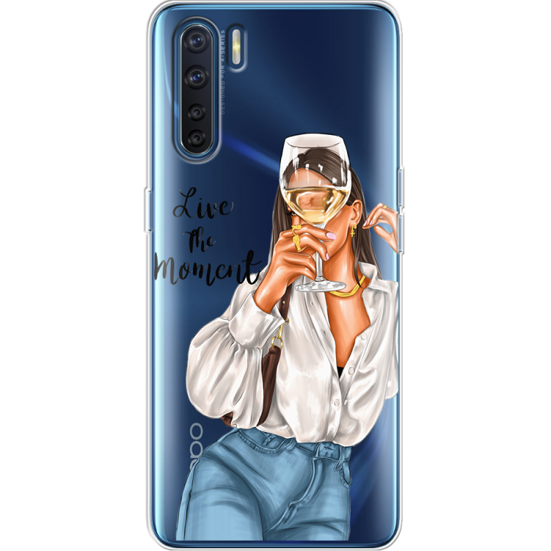 Прозрачный чехол BoxFace OPPO A91 Live The Moment