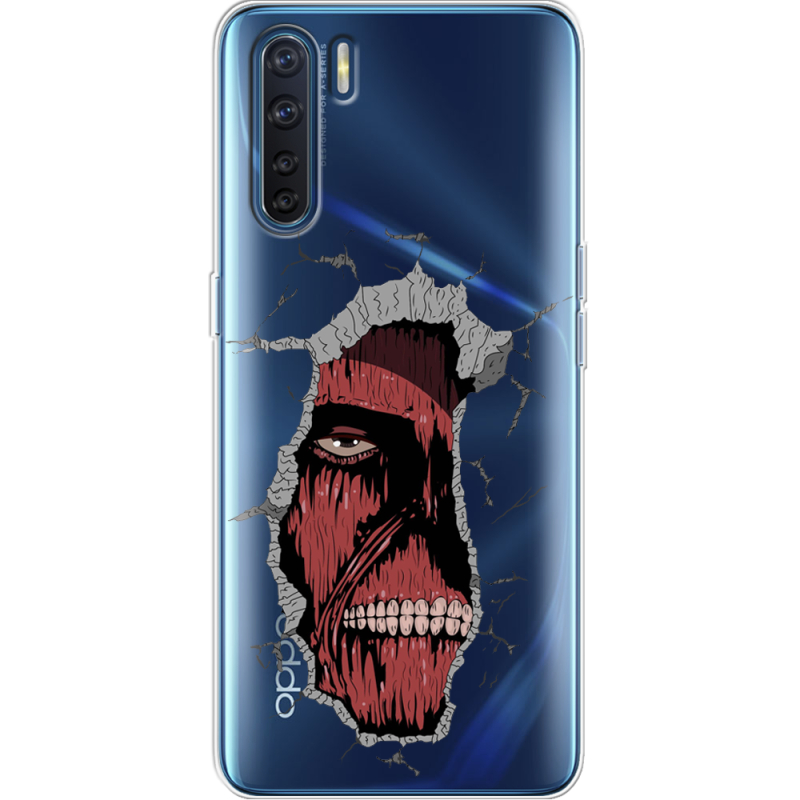Прозрачный чехол BoxFace OPPO A91 Нападение Титана