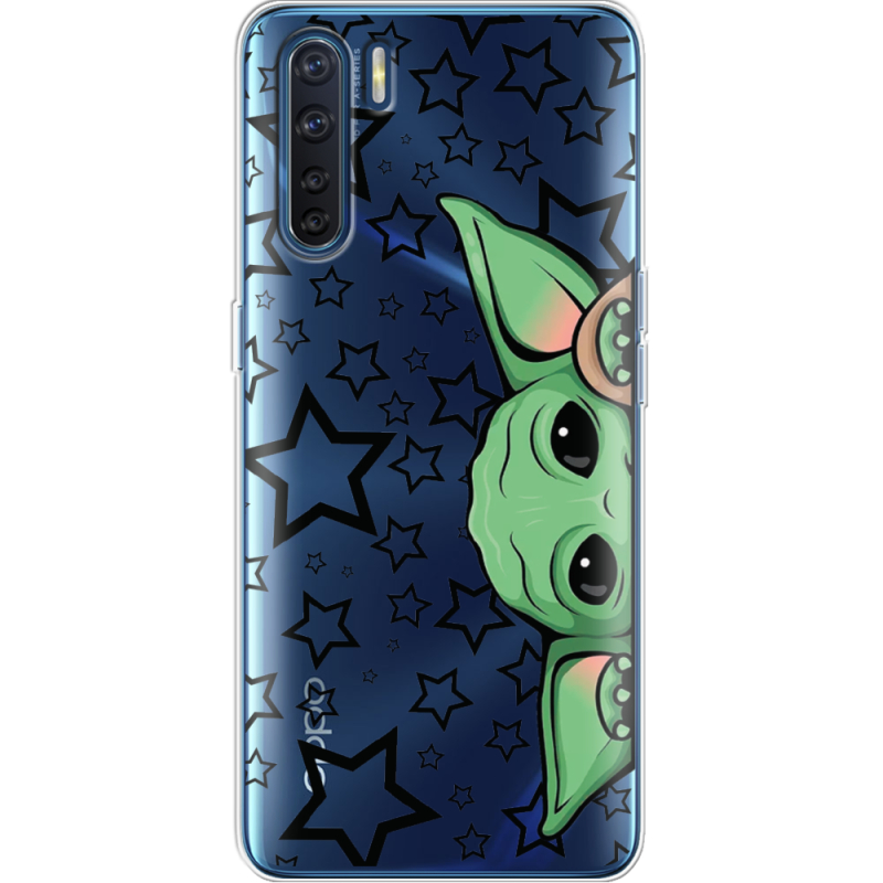 Прозрачный чехол BoxFace OPPO A91 Baby Yoda