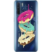 Прозрачный чехол BoxFace OPPO A91 Donuts