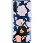 Прозрачный чехол BoxFace OPPO A91 Meow