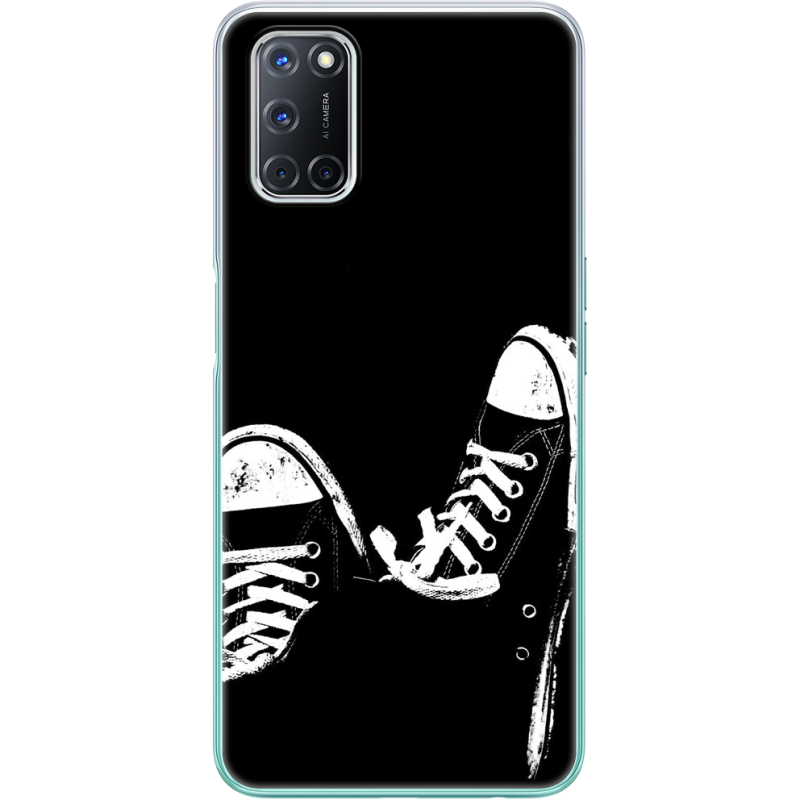 Чехол BoxFace OPPO A52 Black Sneakers