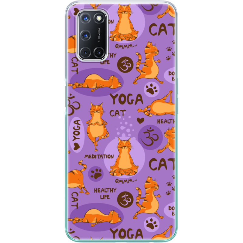 Чехол BoxFace OPPO A52 Yoga Cat