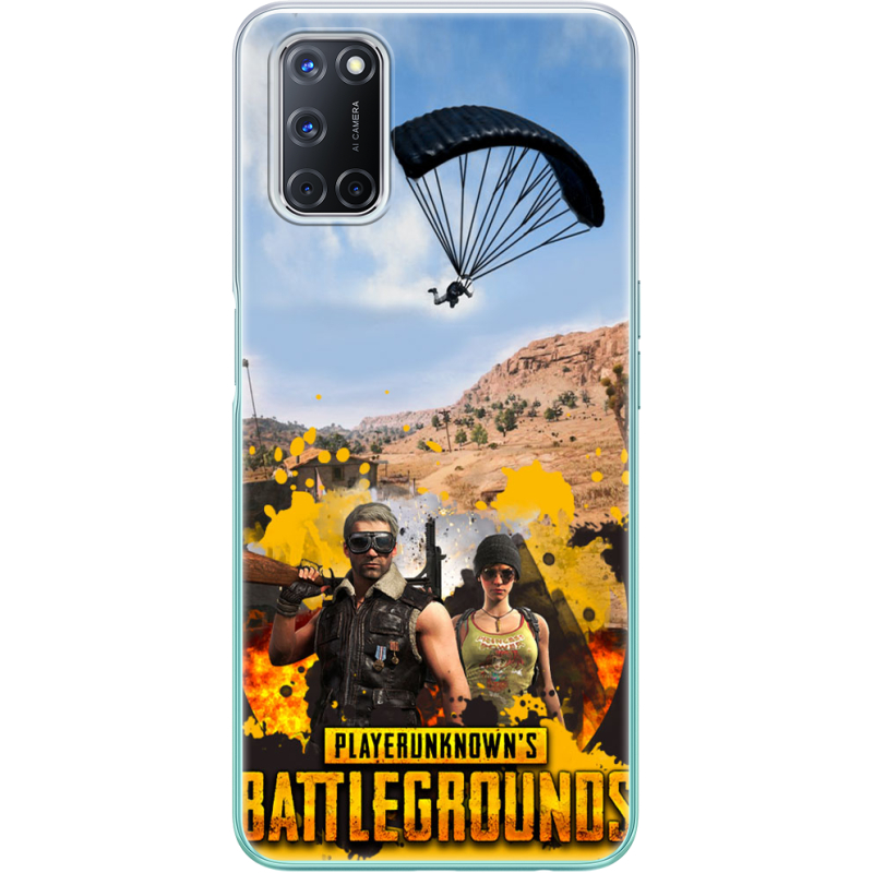 Чехол BoxFace OPPO A52 Pubg parachute