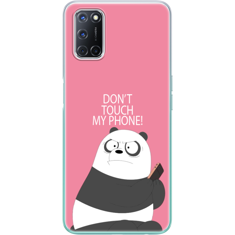 Чехол BoxFace OPPO A52 Dont Touch My Phone Panda