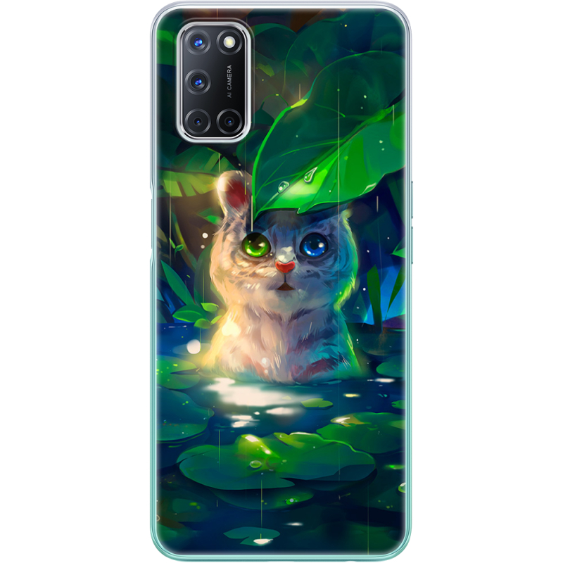 Чехол BoxFace OPPO A52 White Tiger Cub