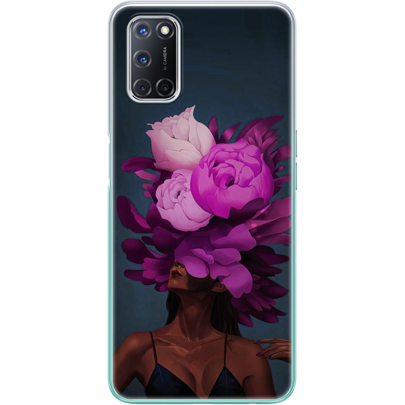 Чехол BoxFace OPPO A52 Exquisite Purple Flowers