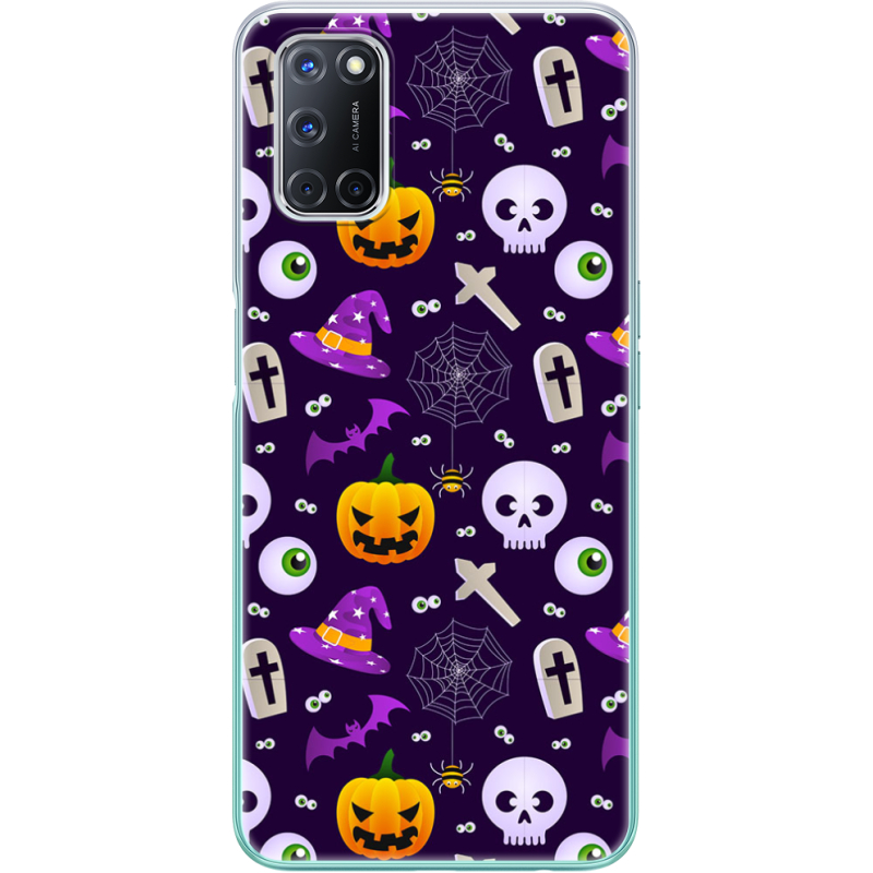 Чехол BoxFace OPPO A52 Halloween Purple Mood