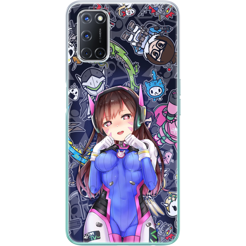 Чехол BoxFace OPPO A52 Overwatch D.VA