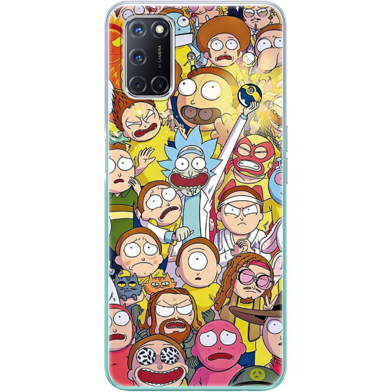 Чехол BoxFace OPPO A52 Rick and Morty