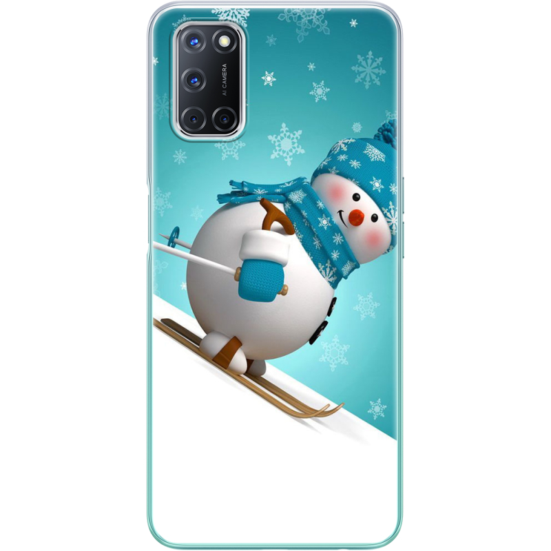 Чехол BoxFace OPPO A52 Skier Snowman