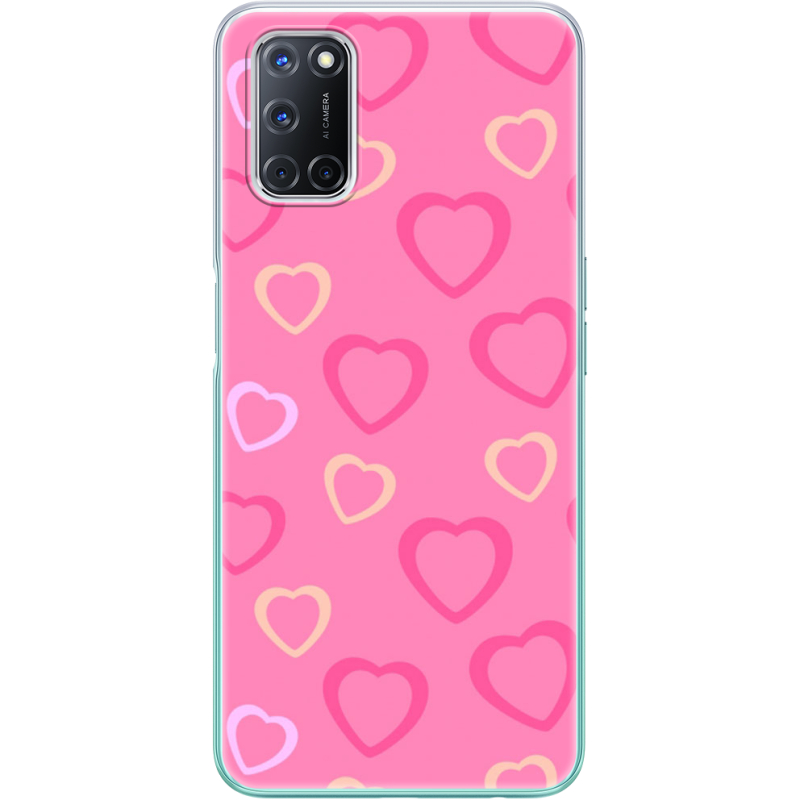 Чехол BoxFace OPPO A52 Sugar Hearts