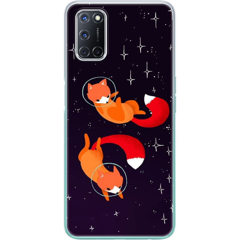 Чехол BoxFace OPPO A52 Fox-Astronauts