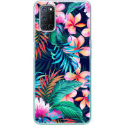 Чехол BoxFace OPPO A52 flowers in the tropics