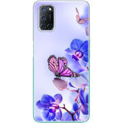 Чехол BoxFace OPPO A52 Orchids and Butterflies