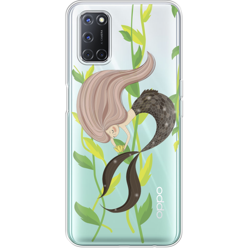 Прозрачный чехол BoxFace OPPO A52 Cute Mermaid