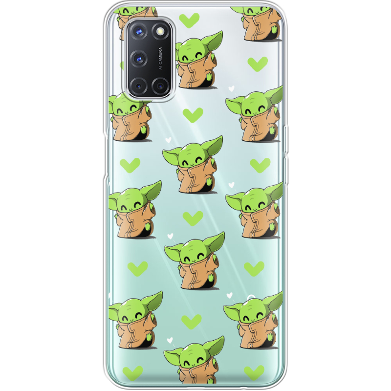 Прозрачный чехол BoxFace OPPO A52 Pattern Baby Yoda