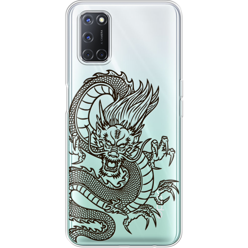 Прозрачный чехол BoxFace OPPO A52 Chinese Dragon