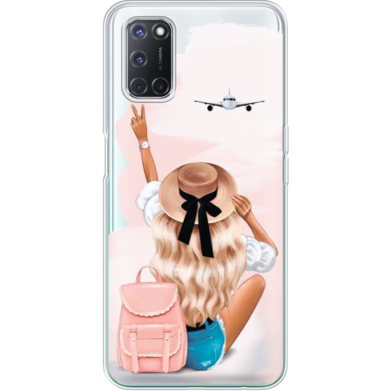Прозрачный чехол BoxFace OPPO A52 Travel Girl