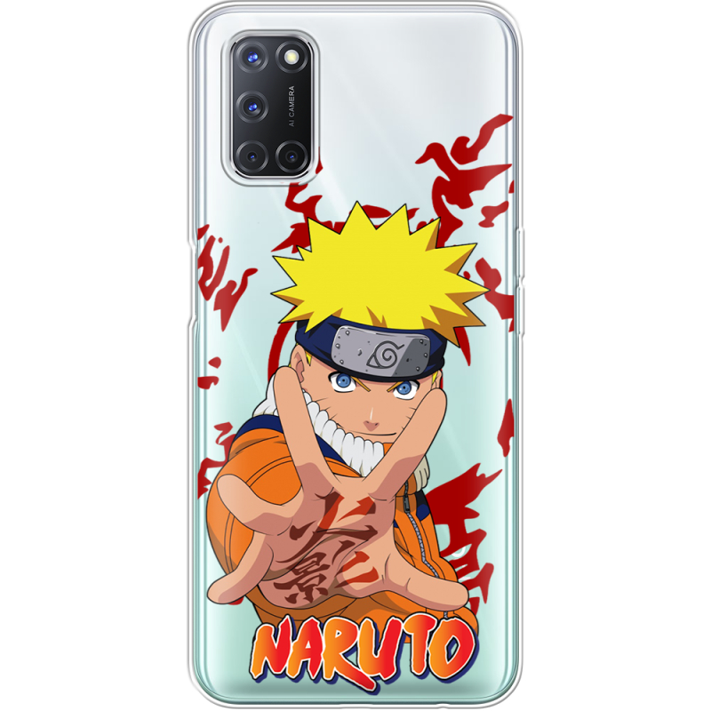 Прозрачный чехол BoxFace OPPO A52 Naruto