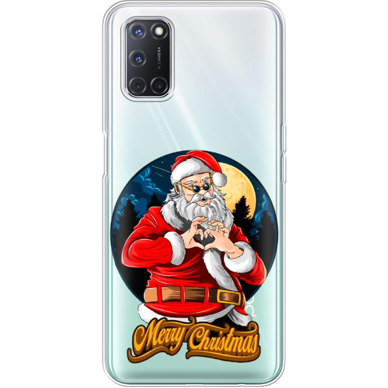 Прозрачный чехол BoxFace OPPO A52 Cool Santa