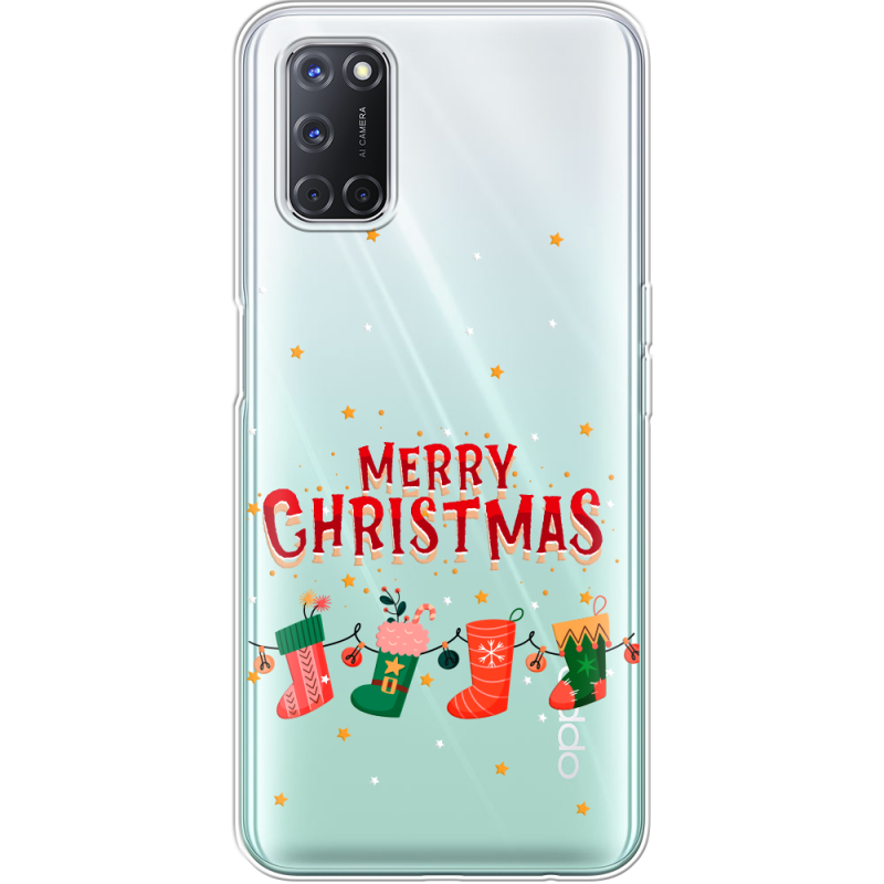 Прозрачный чехол BoxFace OPPO A52 Merry Christmas