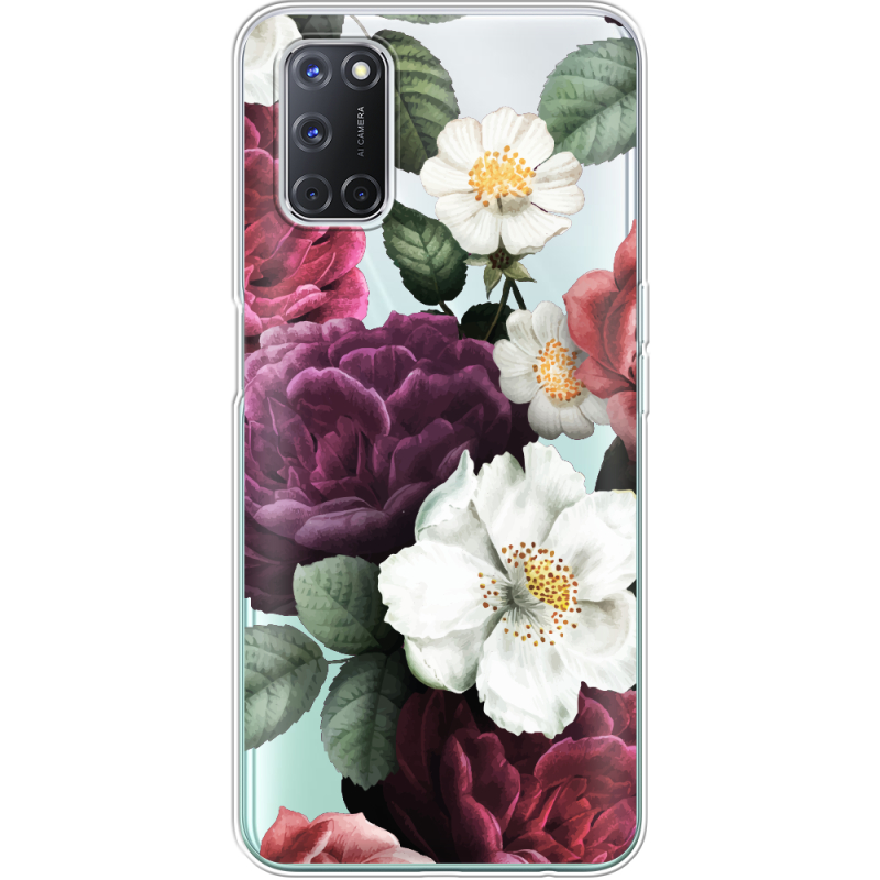 Прозрачный чехол BoxFace OPPO A52 Floral Dark Dreams