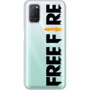 Прозрачный чехол BoxFace OPPO A52 Free Fire Black Logo