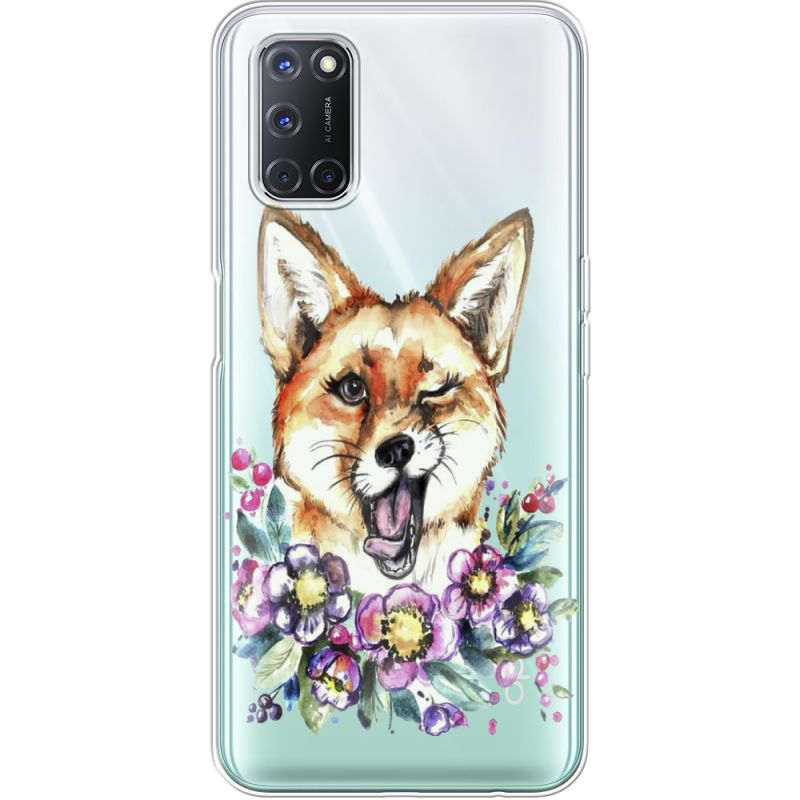 Прозрачный чехол BoxFace OPPO A52 Winking Fox