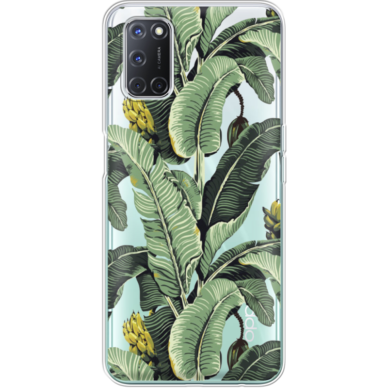 Прозрачный чехол BoxFace OPPO A52 Banana Leaves