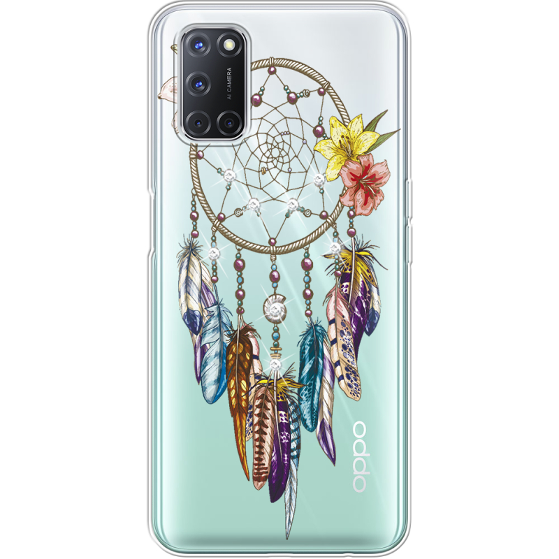 Чехол со стразами OPPO A52 Dreamcatcher