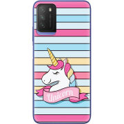 Чехол BoxFace Poco M3 Unicorn