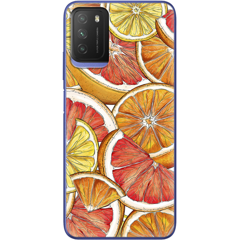 Чехол BoxFace Poco M3 Citrus Pattern