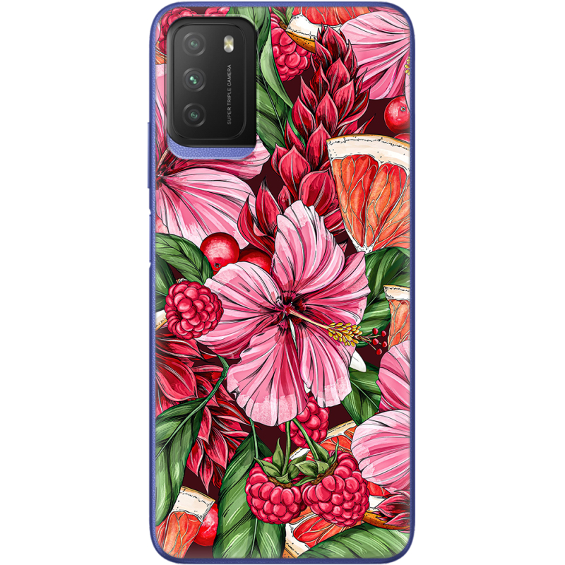 Чехол BoxFace Poco M3 Tropical Flowers