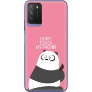 Чехол BoxFace Poco M3 Dont Touch My Phone Panda