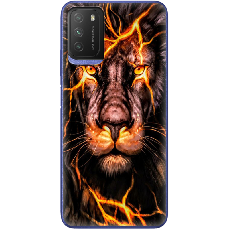 Чехол BoxFace Poco M3 Fire Lion